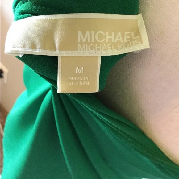 Michael kors one shoulder green top - Picture 4 of 4